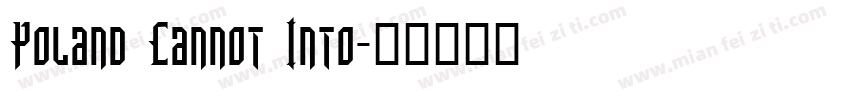 Poland Cannot Into字体转换